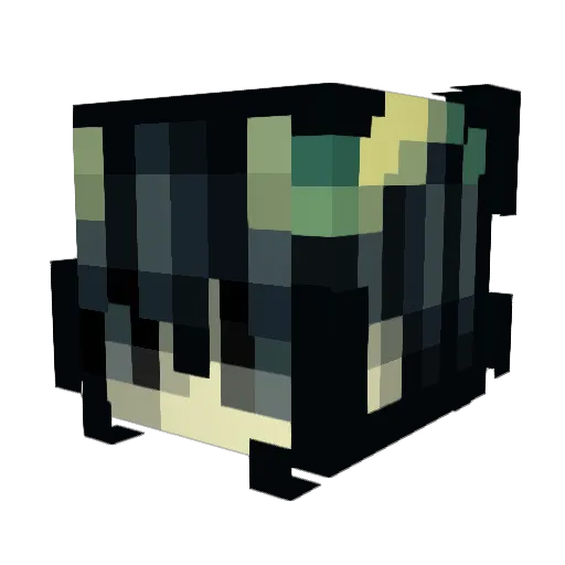 Arnelle Minecraft avatar head, 3D render