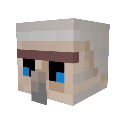 Arni0075087 Minecraft avatar head, 3D render