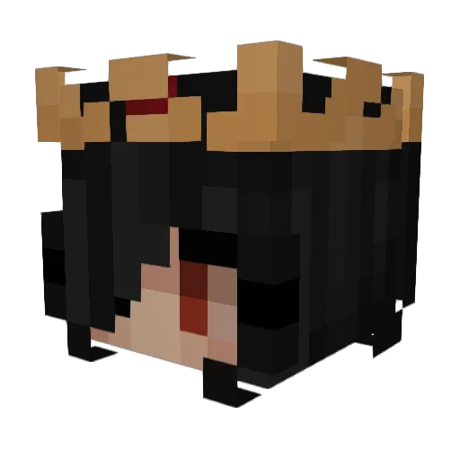 ArniZelawi Minecraft avatar head, 3D render