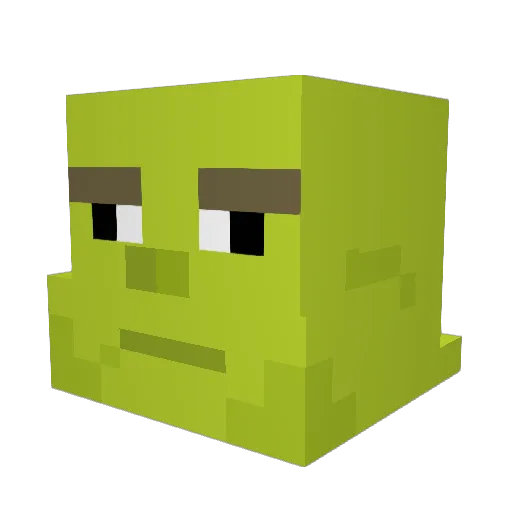 Arnition Minecraft avatar head, 3D render