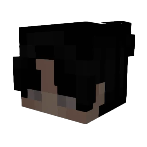 Arnity Minecraft avatar head, 3D render