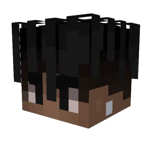 ArnoLaurent Minecraft avatar head, 3D render