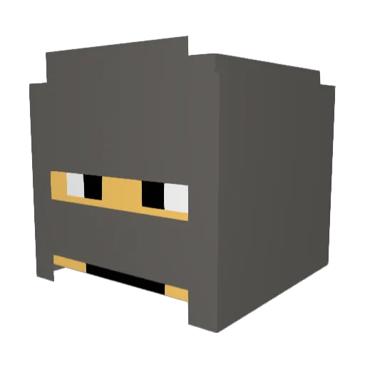 ArnoeldPlorks Minecraft avatar head, 3D render