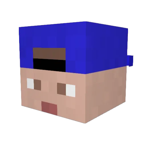 ArnoldGabriel Minecraft avatar head, 3D render