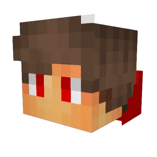 Arnoldus2006 Minecraft avatar head, 3D render