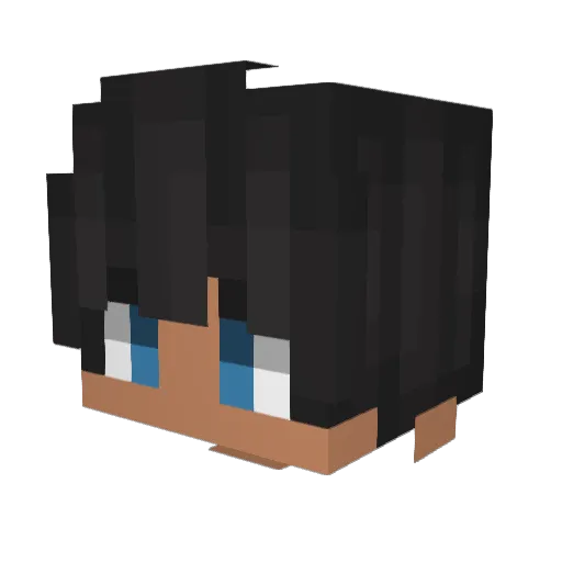 ArnyTNT Minecraft avatar head, 3D render