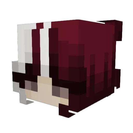 Arnyett Minecraft avatar head, 3D render