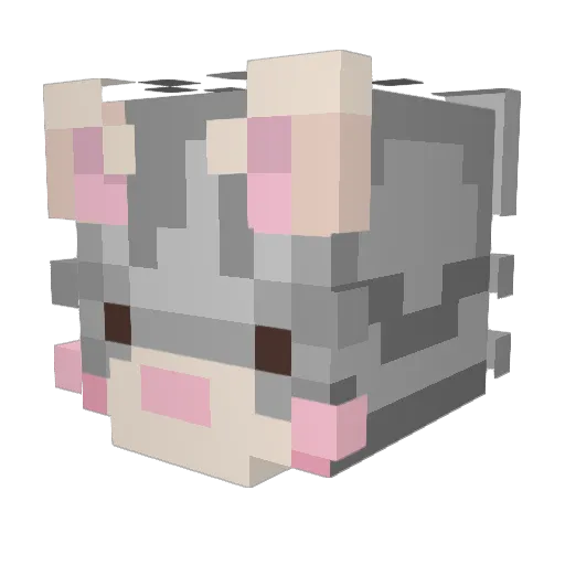 Aro062 Minecraft avatar head, 3D render