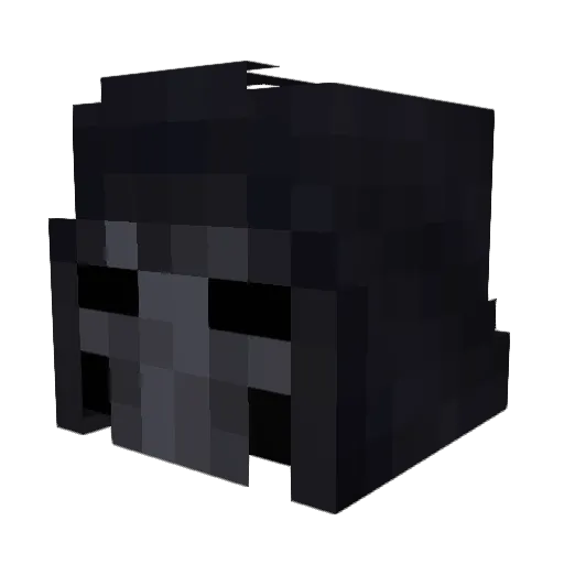 Aro1613 Minecraft avatar head, 3D render