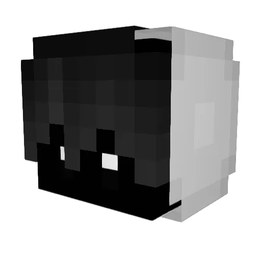 Aro5012 Minecraft avatar head, 3D render