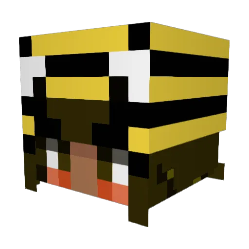 AroManiac Minecraft avatar head, 3D render