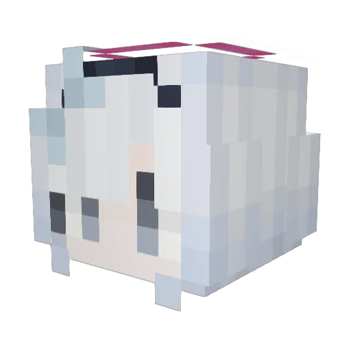 Aroco Minecraft avatar head, 3D render