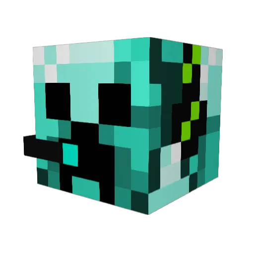 Arollet Minecraft avatar head, 3D render