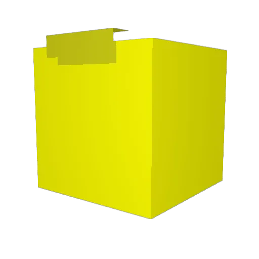 Arolo Minecraft avatar head, 3D render