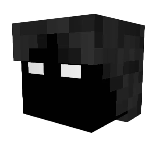 Aron29 Minecraft avatar head, 3D render