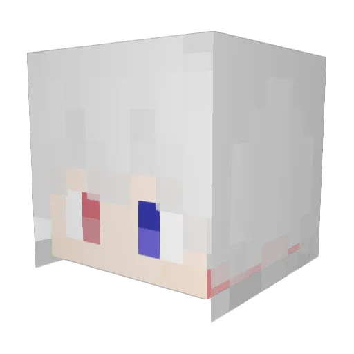 Aronnn06 Minecraft avatar head, 3D render