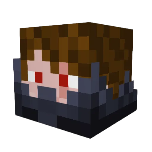 Arosales9 Minecraft avatar head, 3D render