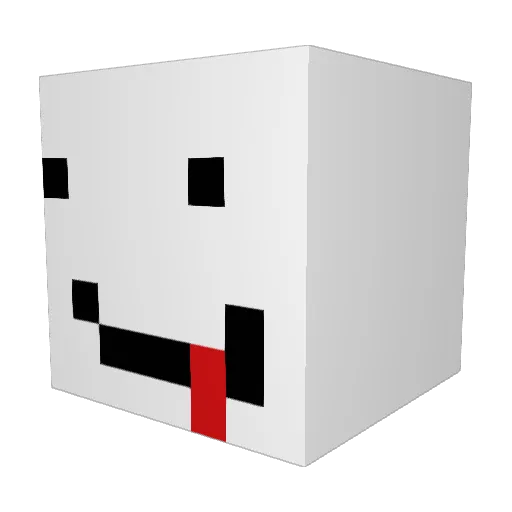 AroushC786 Minecraft avatar head, 3D render