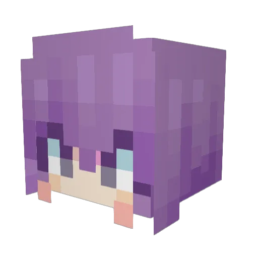 Arovop Minecraft avatar head, 3D render
