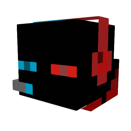 Arow_MC Minecraft avatar head, 3D render