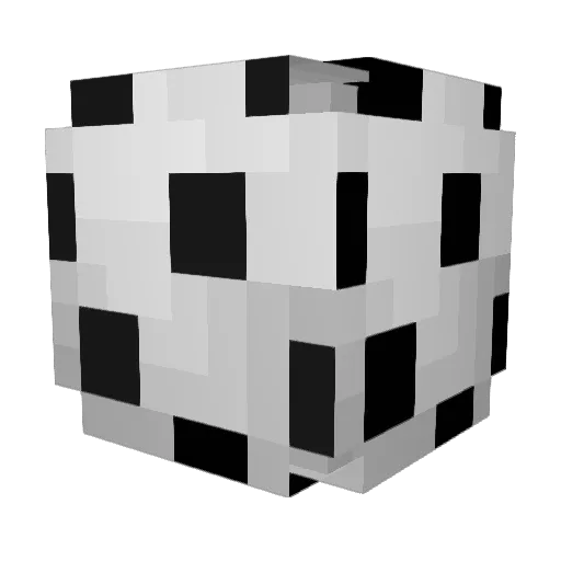 Arpelanza Minecraft avatar head, 3D render