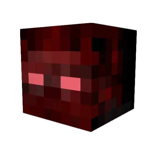 Arperture Minecraft avatar head, 3D render