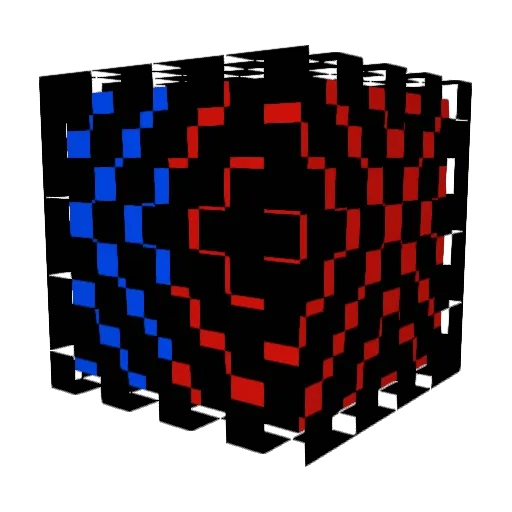 Arpolos Minecraft avatar head, 3D render