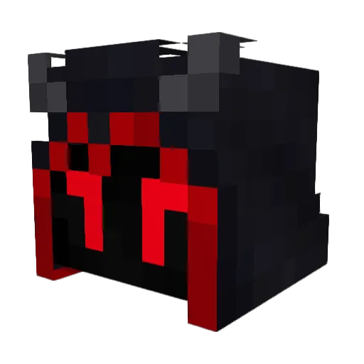 Arppa_13 Minecraft avatar head, 3D render