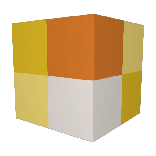 Arqian Minecraft avatar head, 3D render