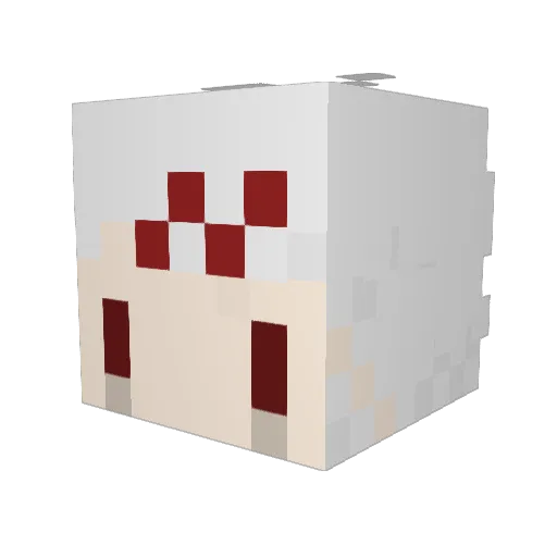 Arqshi_SS Minecraft avatar head, 3D render
