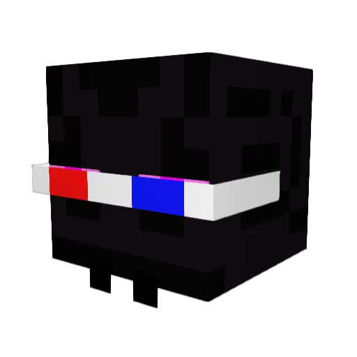 Arrabull Minecraft avatar head, 3D render