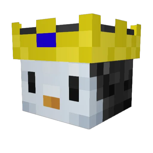 Arravist Minecraft avatar head, 3D render