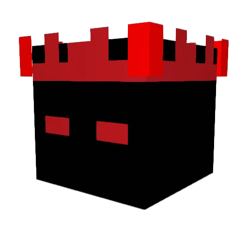 Arrgy Minecraft avatar head, 3D render