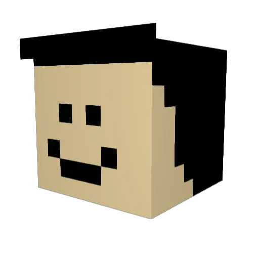 Arrinn_ Minecraft avatar head, 3D render
