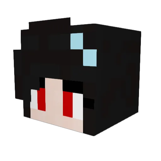 ArroganT_L Minecraft avatar head, 3D render