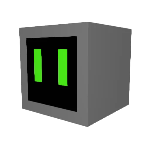 Arrow2014 Minecraft avatar head, 3D render