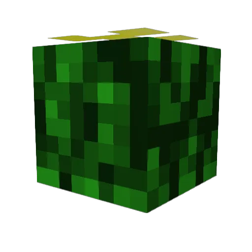 ArrowCube Minecraft avatar head, 3D render