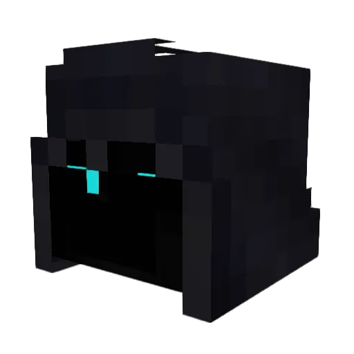 ArrowMC_08 Minecraft avatar head, 3D render