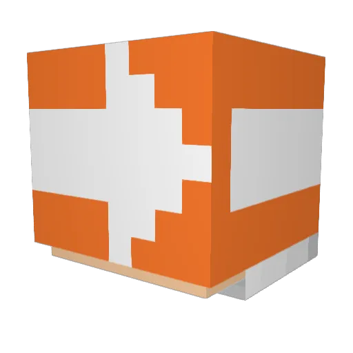 Arrow_Dropout Minecraft avatar head, 3D render