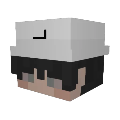 Arrow_Girl Minecraft avatar head, 3D render