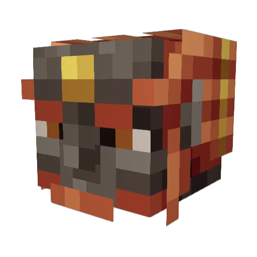 Arrowsnipy Minecraft avatar head, 3D render