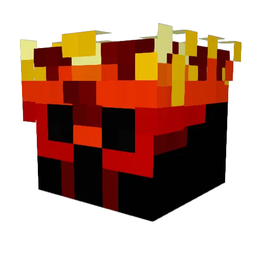 Arrrg Minecraft avatar head, 3D render