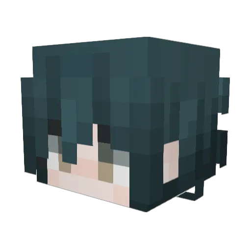 Arrudson Minecraft avatar head, 3D render