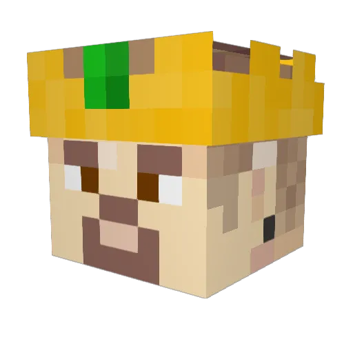 ArryleGoodGamer Minecraft avatar head, 3D render