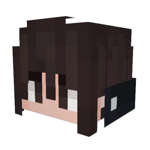 Ars_Mechanica Minecraft avatar head, 3D render