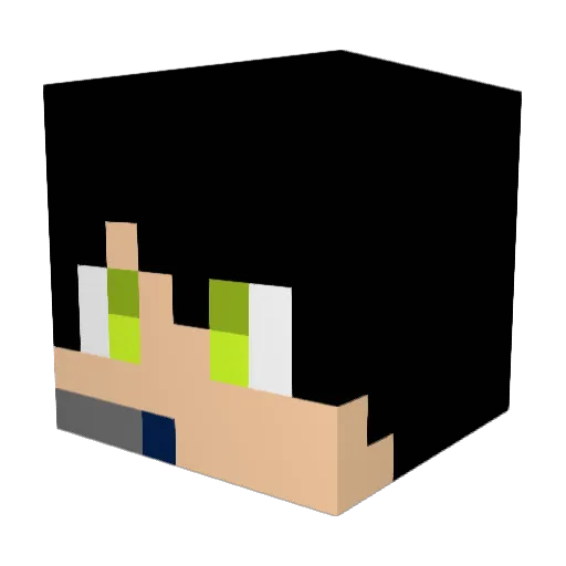 ArsamTheGamer Minecraft avatar head, 3D render