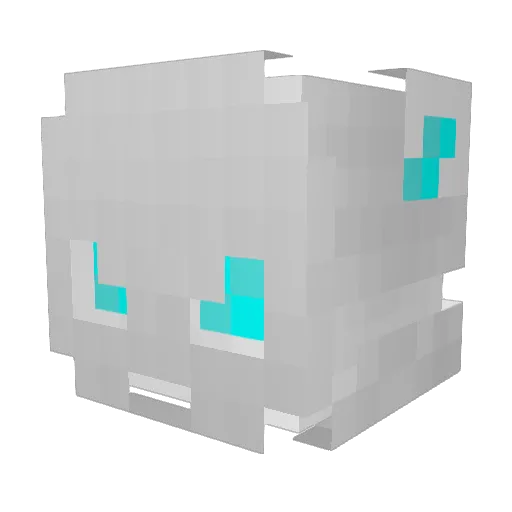 Arschhaar420 Minecraft avatar head, 3D render