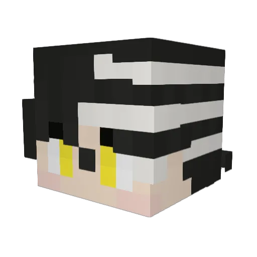 Arsenal601 Minecraft avatar head, 3D render