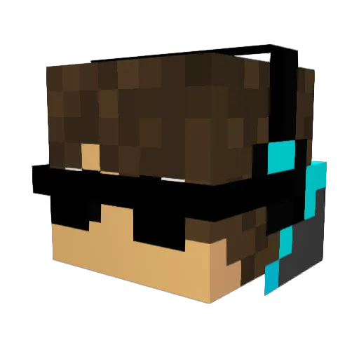 ArsenalCalen5 Minecraft avatar head, 3D render