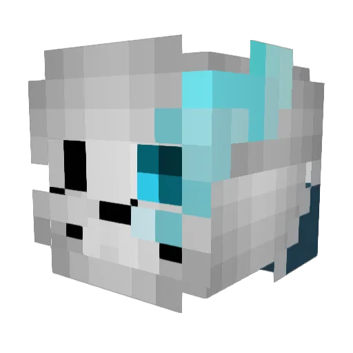 ArsenalStriker13 Minecraft avatar head, 3D render